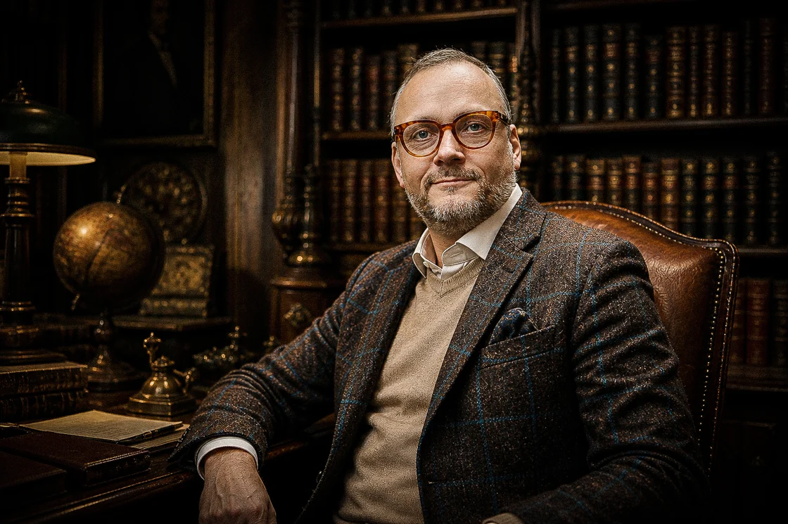 Frederick Howard i biblioteket